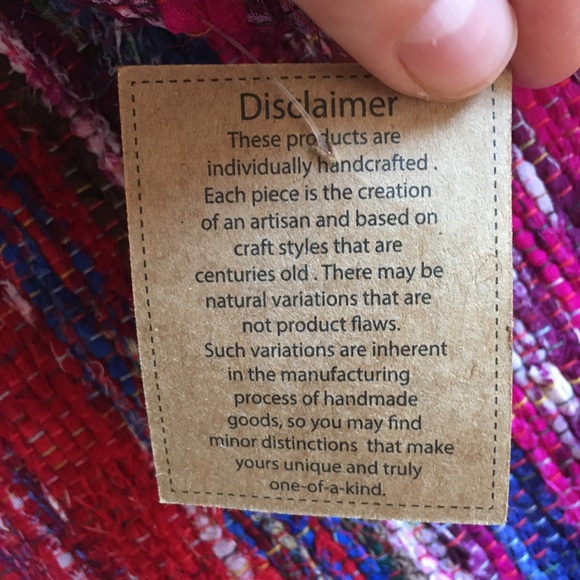 Large Handcrafted Rug - Picture 3 of 3